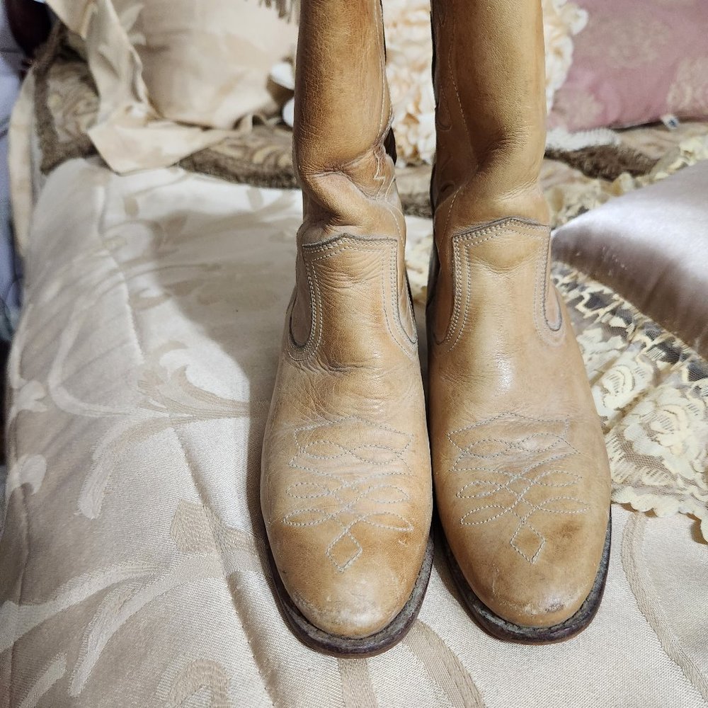 Leather Western Boots